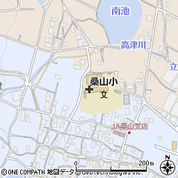 三豊市役所　豊中支所桑山分館周辺の地図