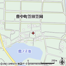 香川県三豊市豊中町笠田笠岡1688周辺の地図