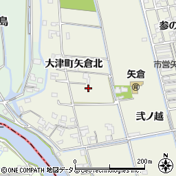徳島県鳴門市大津町矢倉北40周辺の地図