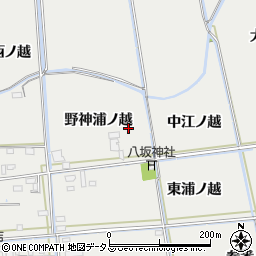 徳島県鳴門市大津町徳長野神浦ノ越周辺の地図