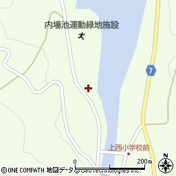 香川県高松市塩江町上西乙601-1周辺の地図