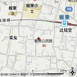 徳島県鳴門市大麻町板東宝蔵周辺の地図