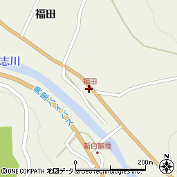 和歌山県海草郡紀美野町福田213周辺の地図
