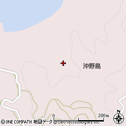 沖野島周辺の地図