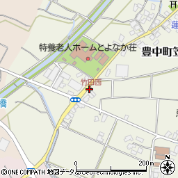 香川県三豊市豊中町笠田竹田715周辺の地図
