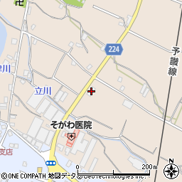 香川県三豊市豊中町下高野1201-1周辺の地図