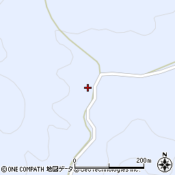 山口県美祢市大嶺町西分嘉木周辺の地図
