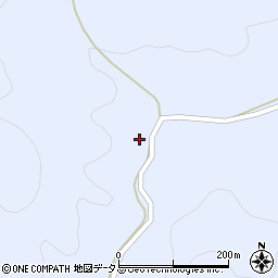 山口県美祢市大嶺町（西分嘉木）周辺の地図