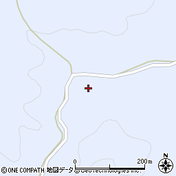 山口県美祢市大嶺町西分嘉木1989周辺の地図