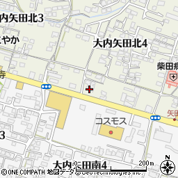 セブンイレブン山口大内矢田店周辺の地図