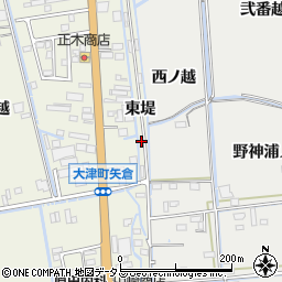 徳島県鳴門市大津町矢倉東堤22周辺の地図