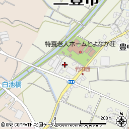 香川県三豊市豊中町笠田竹田720-1周辺の地図