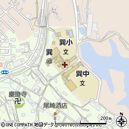 海南市立巽小学校周辺の地図