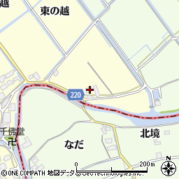 徳島県鳴門市大津町段関東の越106周辺の地図