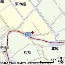 徳島県鳴門市大津町段関（東の越）周辺の地図