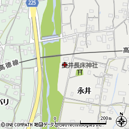 徳島県鳴門市大麻町板東カルカヱ堤周辺の地図