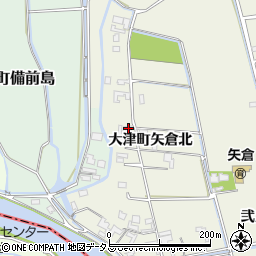 徳島県鳴門市大津町矢倉北24周辺の地図