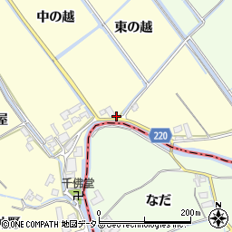 徳島県鳴門市大津町段関中の越82周辺の地図