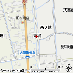 徳島県鳴門市大津町矢倉東堤30周辺の地図