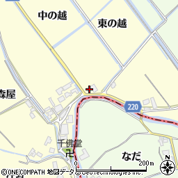 徳島県鳴門市大津町段関中の越81周辺の地図