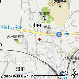 徳島県鳴門市大麻町池谷（中内）周辺の地図