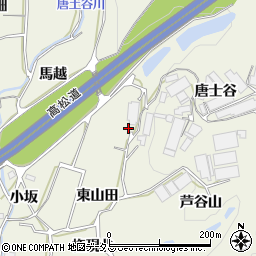 徳島県板野町（板野郡）川端（唐士谷）周辺の地図