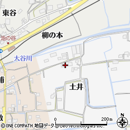 徳島県鳴門市大麻町松村（土井）周辺の地図