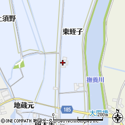 徳島県鳴門市大津町長江東蛭子周辺の地図