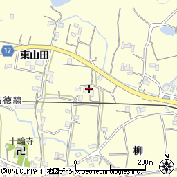 徳島県鳴門市大麻町萩原東山田3周辺の地図