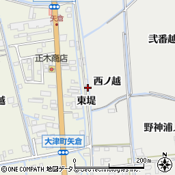 徳島県鳴門市大津町矢倉東堤109周辺の地図