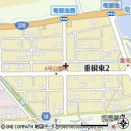和歌山県海南市重根東周辺の地図
