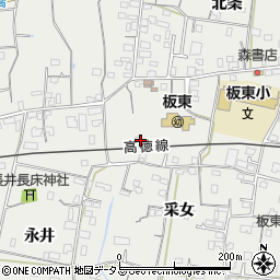 徳島県鳴門市大麻町板東采女42周辺の地図