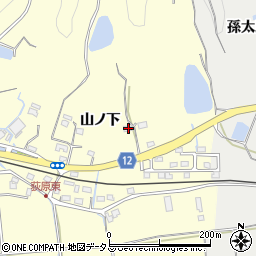 徳島県鳴門市大麻町萩原山ノ下22周辺の地図