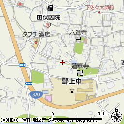 和歌山県海草郡紀美野町下佐々636周辺の地図