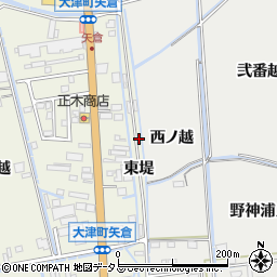 徳島県鳴門市大津町矢倉東堤106周辺の地図