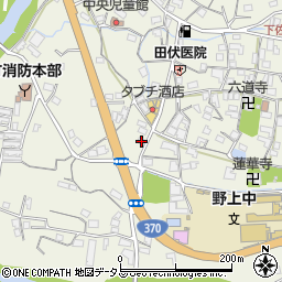 和歌山県海草郡紀美野町下佐々726周辺の地図