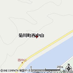 山口県下関市菊川町大字西中山周辺の地図
