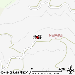 和歌山県海草郡紀美野町永谷周辺の地図