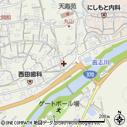 和歌山県海草郡紀美野町下佐々455周辺の地図