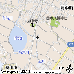 香川県三豊市豊中町下高野1369周辺の地図