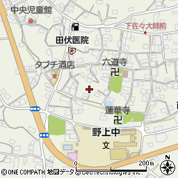 和歌山県海草郡紀美野町下佐々640-1周辺の地図