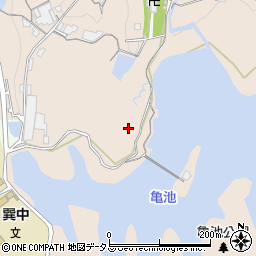 亀池広場公衆トイレ周辺の地図