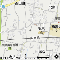 徳島県鳴門市大麻町板東采女4周辺の地図