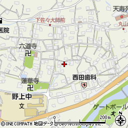 和歌山県海草郡紀美野町下佐々530-2周辺の地図