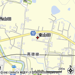 徳島県鳴門市大麻町萩原周辺の地図