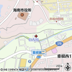 和歌山県海南市重根373周辺の地図