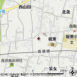 徳島県鳴門市大麻町板東采女4-5周辺の地図