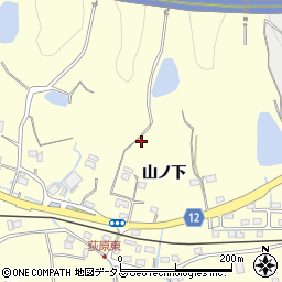 徳島県鳴門市大麻町萩原山ノ下24周辺の地図