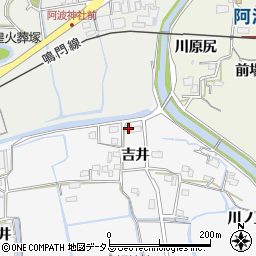 徳島県鳴門市大麻町松村吉井38周辺の地図