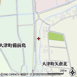 徳島県鳴門市大津町矢倉裏周辺の地図